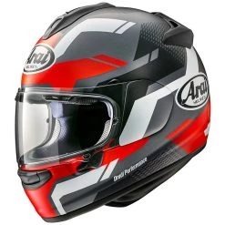 New 👍 Arai Chaser-X Cliff Matte Black Red White Helmet - Red - Large - Adult ❤️