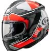 Budget 🎉 Arai Chaser-X Gene Black White Red Helmet - Red - Medium - Adult ⭐ -Arai Online Shop AH38GRD4 p