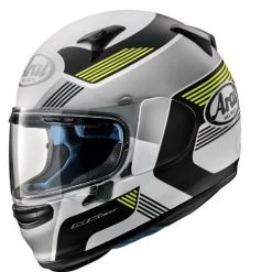 New ⭐ Arai Profile-V Copy White Black Yellow Helmet 🔔