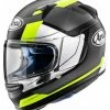 Promo 🥰 Arai Profile-V Kerb Yellow Helmet - Yellow - Medium - Adult 🌟