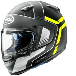 Deals 🔔 Arai Profile-V Tube Black Grey Yellow Helmet - Black - Small - Adult 🔥