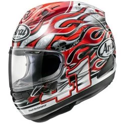 Deals ๐ Arai RX-7V Evo Haga Helmet - Black/White/Red - L ๐