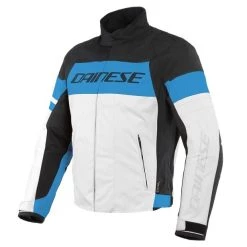 Discount 🔔 Dainese - Saetta D-Dry White Blue Black Jacket 🎁
