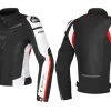 Promo 🤩 Dainese - Super Speed Tex Black White and Red Jacket 😀