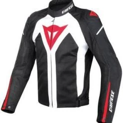Wholesale 👏 Dainese Hyper Flux D-Dry Black White Red Jacket - Black/White/Red 48 🛒